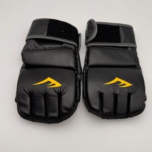 Everlast Everfresh MMA Grappling Gloves Black Yellow L/XL Training Sparring